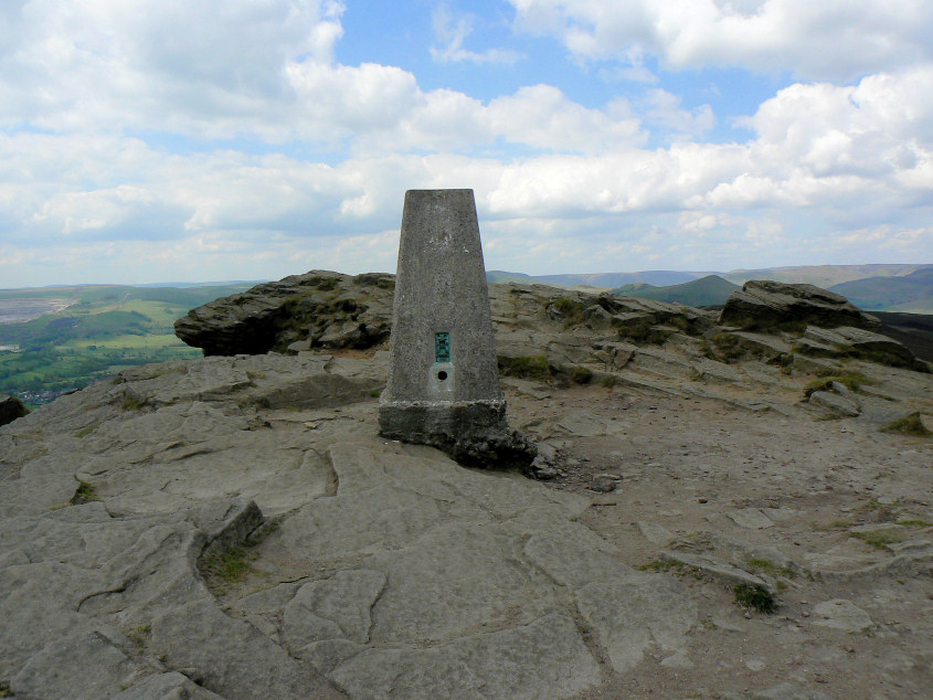 Win Hill's trig Win Hill's trig